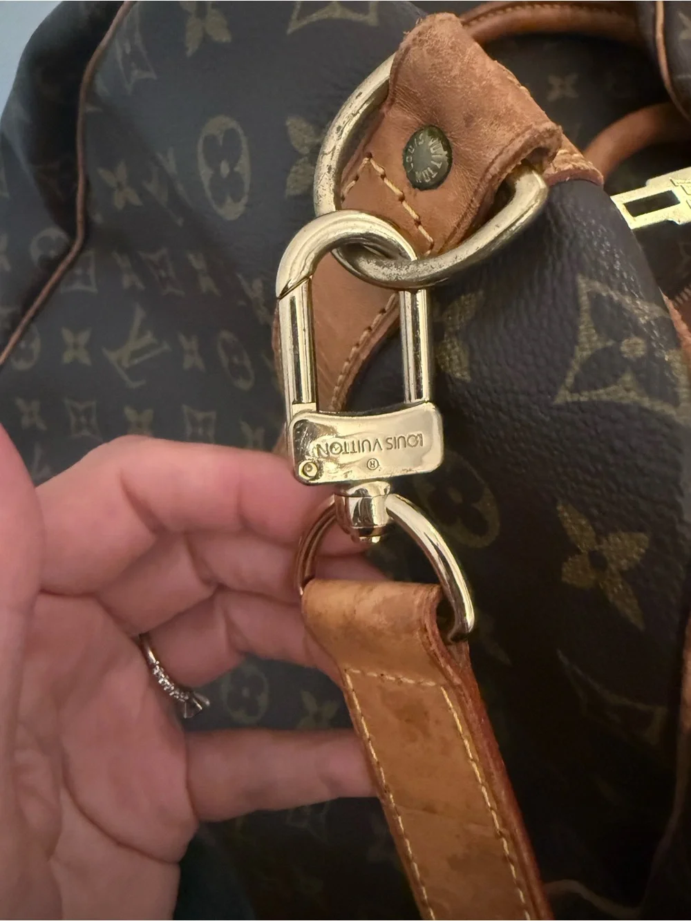 Authentic Louis Vuitton Keepall 55 Monogram Vintage 1995 Made in France